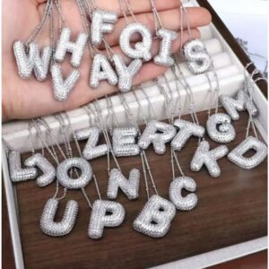 collier Alphapet Argent